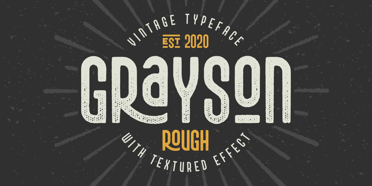 Шрифт Grayson Rough